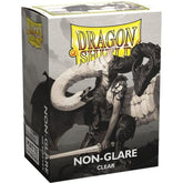 100 Bustine Standard Dragon Shield Matte Sleeves NON-GLARE - CLEAR V2